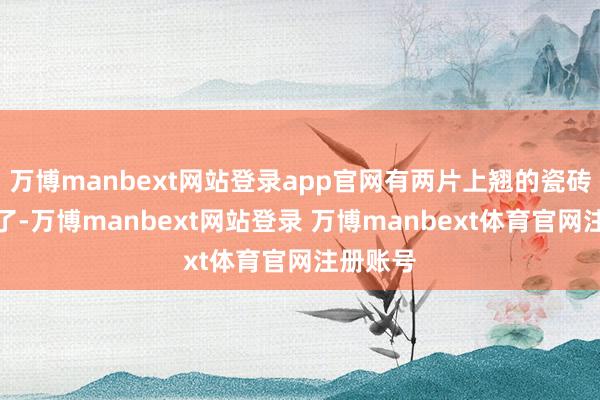 万博manbext网站登录app官网有两片上翘的瓷砖被踩裂了-万博manbext网站登录 万博manbext体育官网注册账号